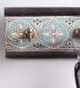 Brass Fittedwooden Painted Key Holder
