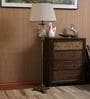 Angular White Fabric Shade Club Floor Lamp With Brass Base