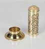 Brass Flora Designer Dhoopbatti Stand / Incense Holder