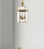 Adriana Brass Metal and Glass Hanging Light