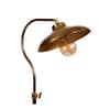Modena Brass Iron Shade Club Floor Lamp With Iron Base