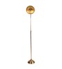 Modena Brass Iron Shade Club Floor Lamp With Iron Base
