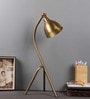 Rectunglas Brass Study Lamp With Metal Base