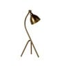 Rectunglas Brass Study Lamp With Metal Base