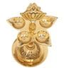 Brass Kamal Masuri Diya Stand Pack of 4 