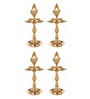 Brass Kamal Masuri Diya Stand Pack of 4 