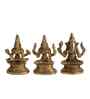 Brass Laxmi Ganesh & Saraswati Idol