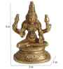 Brass Laxmi Ganesh & Saraswati Idol