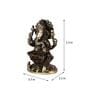 Brass Lord Ganesha Statue With Oxidised Finish