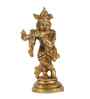 Brass Lord Krishna Idol
