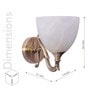 Fergal Brass Metal Wall Sconces
