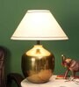 Brass Nr. Matka Table Lamp (Conical Shade)