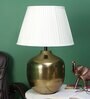 Brass Nr. Matka Table Lamp (Drum Shade)