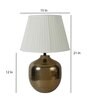 Brass Nr. Matka Table Lamp (Drum Shade)