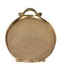 Brass Oval Trey With Designed Handle 14"