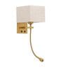 Brass Metal LED Novelty Wall Light (Gold)