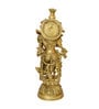 Brass Radha Krishna Statue Pair