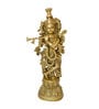 Brass Radha Krishna Statue Pair