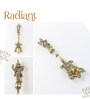 Golden Brass Ritual Spoon with Vishnu Idol