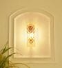 Triune Metal Wall Flush Mount Light (Gold)