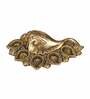 Brass Shankh Diya With 5 Diya Holder
