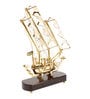Brass Ship with Wooden Base Show piece