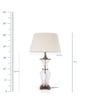 Black Fabric Shade Table Lamp with Brass Base