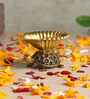 Golden Brass Turtle Pooja Diya Perfect