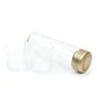 Brass Verre Prism Bottle & Glass Set
