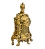 Vintage Golden Brass Table Clock