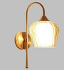 Kilda Brass Metal and Glass Wall Sconces