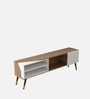 Brave TV Unit In Leon Teak & White Finish