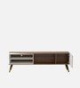 Brave TV Unit In Leon Teak & White Finish