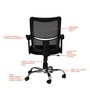Bravo Low Back Ergonomic Chair in Black