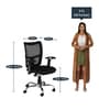 Bravo Low Back Ergonomic Chair in Black