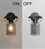 Bravo Metal & Glass Wall Light (Smoke)