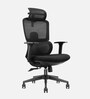 Bravo Breathable Mesh Ergonomic Chair In Black Colour