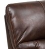 Braxton Leatherette Motorized  3 Seater Recliner In Tan Brown Colour