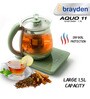 Brayden Aquo 11 Smart Electric Kettle with LED Display, 20 Presets, Auto Shut Off and Boil Dry Protection (1.5 Litre, Olive Green)