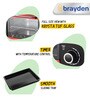 Brayden Krispo 18 Litre Oven Toaster Griller with Evov Bake Technology, Peach Red
