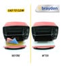 Brayden Krispo 18 Litre Oven Toaster Griller with Evov Bake Technology, Peach Red
