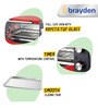 Brayden Krispo 9 Litre Oven Toaster Griller with Evov Bake Technology, Peach Red