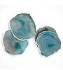 Brazilian Green Stone Set of 4 Table Coasters