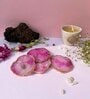 Brazilian Pink Stone Set of 4 Table Coasters
