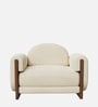 Breavion Classic Arm Chair In Cream Colour