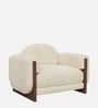 Breavion Classic Arm Chair In Cream Colour