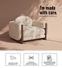 Breavion Classic Arm Chair In Cream Colour