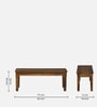Bree Sheesham Wood 6 Seater Dining Set with Bench In Provincial Teak Finish