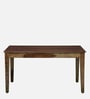 Bree Sheesham Wood 6 Seater Dining Set with Bench In Provincial Teak Finish