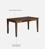 Bree Sheesham Wood 6 Seater Dining Set with Bench In Provincial Teak Finish